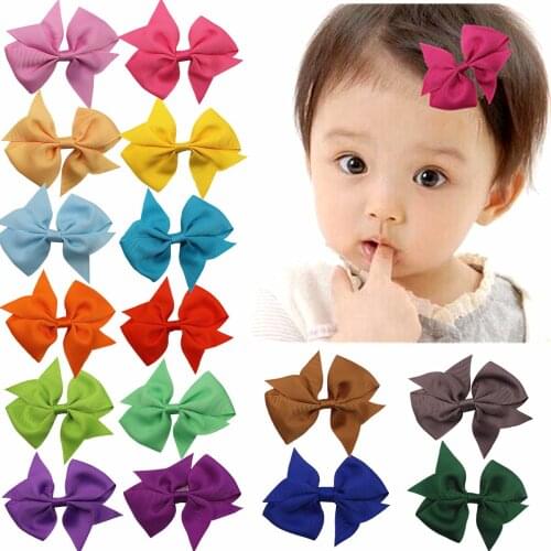 20/40PCS Kids Baby Girls Bow Hair Clip Children Toddler Flowers Hair Accessories