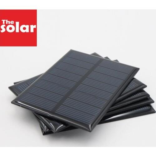 DIY Solar Battery cell phone charger portable 80mA 100mA 110mA 160mA 180mA 290mA Solar Panel 5.5Vdc Mini