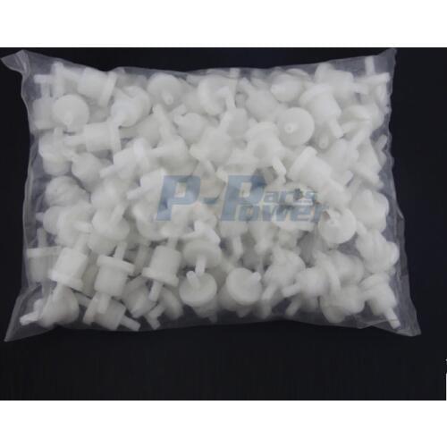 100pcs PETROL 6MM FUEL INLINE FILTER SCOOTER QUAD MINI MOTO PIT DIRT MOTORCYCLE BIKE