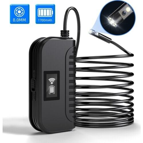 5.5mm 5MP 1080P/1944P WIFI Dual Lens Endoscope Portable Handheld Borescope Wireless Otoscope Inspection Camera Microscope