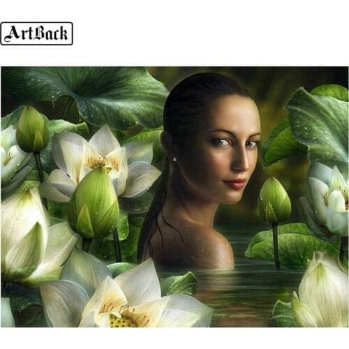 5d diamond painting woman flower picture full square diamond mosaic kit diamond embroidery home sticker living room decoration