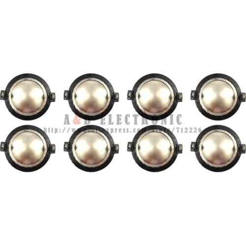 8pcs Aftermarket Diaphragm For RCF ND 650 8ohm 63.7mm Titanium Dome ND650 CCAR Flat Wire