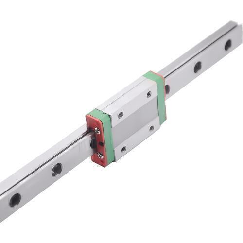 Free shipping 3D print parts cnc 300mm Mini MGN7 7mm miniature linear rail slide 1pc MGN7 linear rail guide +1pcs MGN7H carriage