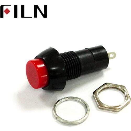 Filn PBS-11A PBS-11B plastic ON OFF latching off-(on) Momentary push button switch 2pin