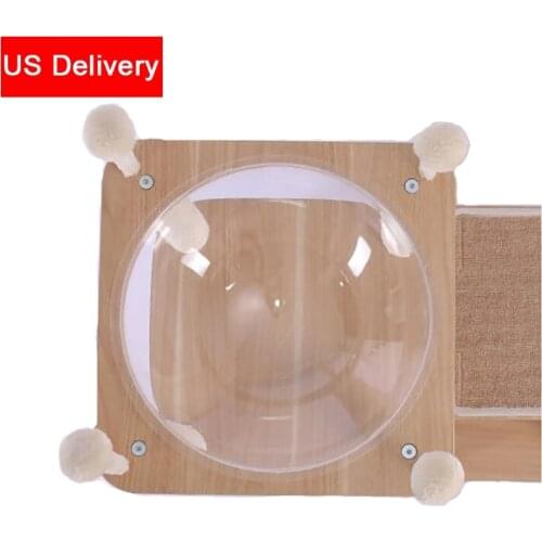 Fast Delivery Cat Hammock Install On Cat Tree Transparent Bed For Cats