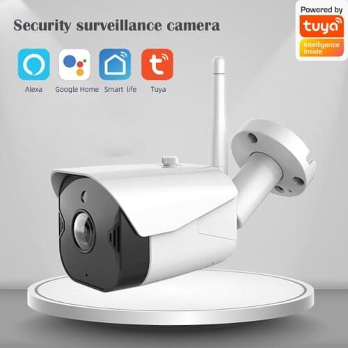 Tuya Outdoor IP Camera 1080P HD Home Security Camera WiFi Battery Battery Powered Waterproof Two way Audio With adapter