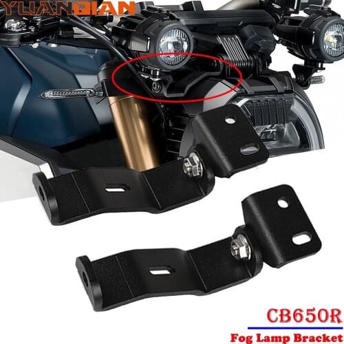 For HONDA CB650R CB 650 CB650 R 650R 2019-2021 2020 Motorcycle Fog lamp Spotlight Bracket Auxiliary light bracket Mount CB650R
