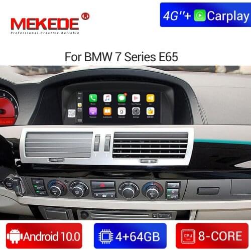 MEKEDE Android 10 Car GPS Navigation For BMW 7 Series E65 E66 2001~2008 Multimedia Player Auto Radio 8 Core 8.8inch IPS Screen
