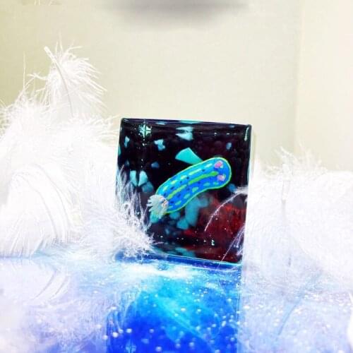 Ocean hare sea slug crystal around Qitan resin decoration car decoration creative gift for girlfriend