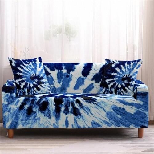 Soft All-inclusive Couch Covers For Living Room 3D Print Colorful Rainbow Dustproof Sofa Cover Anti-slip 1/2/3/4 Seat Slipcover