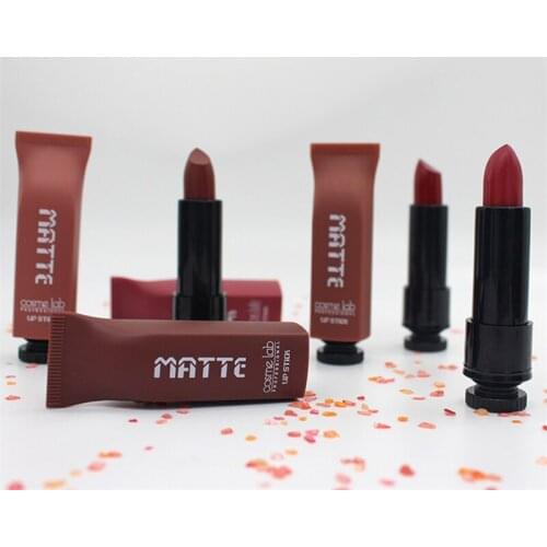 12 Color Lipstick Set Velvet Matte Moisturizing Waterproof Non-Fading Non-Stick Makeup Long Lasting Lipstick QBMY
