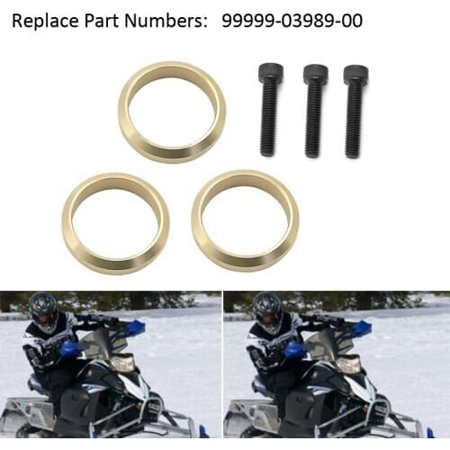 Snowmobile Copper Exhaust Gasket Set For Yamaha FX Nytro RS Vector Apex RX1 LTX Attak Rage 99999-03989 8FA-14623-00-00