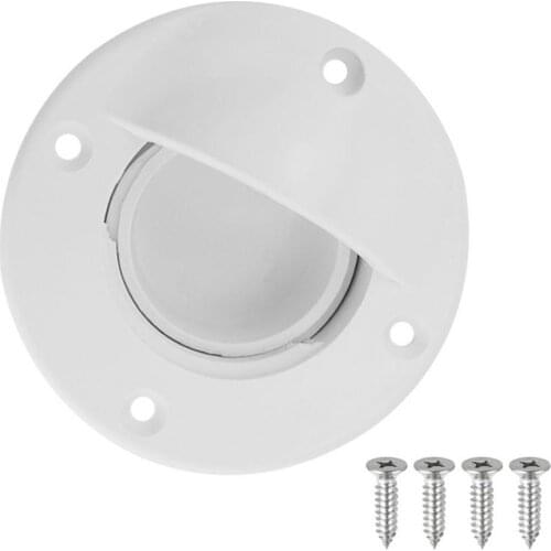 Nylon Marine Boat Deck Drain Valve Screw Stopper Accessories For Raft Kayak Inflatable Boats - White