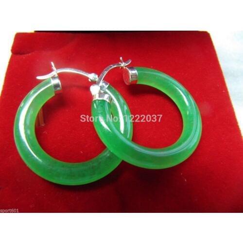 New natural stone 925 Sterling Silver Earrings / Lucky Earring