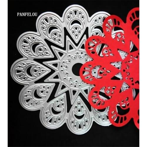 PANFELOU Easter Double pattern Scrapbooking DIY album cards paper die metal craft stencils punch cuts dies cutting