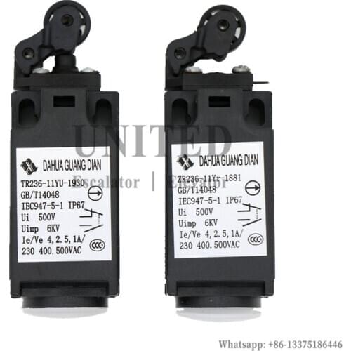 Elevator Switch Buffer Rope Pulley UKS ZR-236-11Yr-1881 TR236-11YU-1930