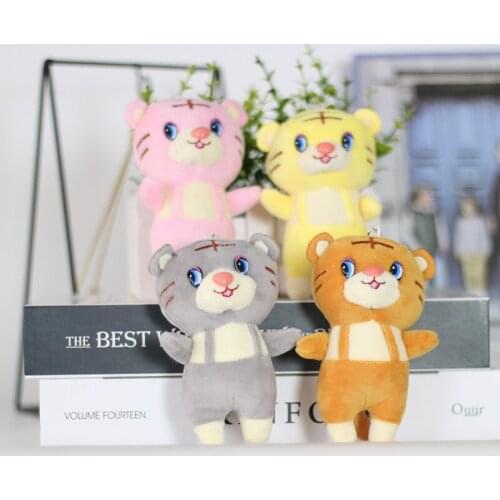 Popular Baby strap tiger creative cartoon lucky pendant good quality Exquisite Cute soft Soothing doll christmase birthday gift