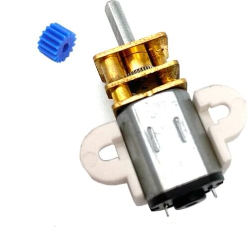 N20 Gear Motor 3V 6V 12V DC Mini Micro Metal Gear Motor 15-1000 RPM Low Speed Gear Motor Electric Gear Reduction Motor Gearbox