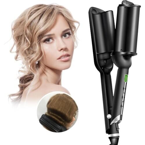 Hair Waver for Deep Waves Crimper Hair Iron Curling Barrel Fast Heating Ceramic Beach Waver Curler Hair Styling Tools