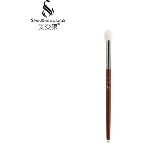 Shoushoulang Professional Make Up Brush Small Fan Shape Eye Shadow Brush 25# Soft Saibikoho Goat Hair Makeup Brushes