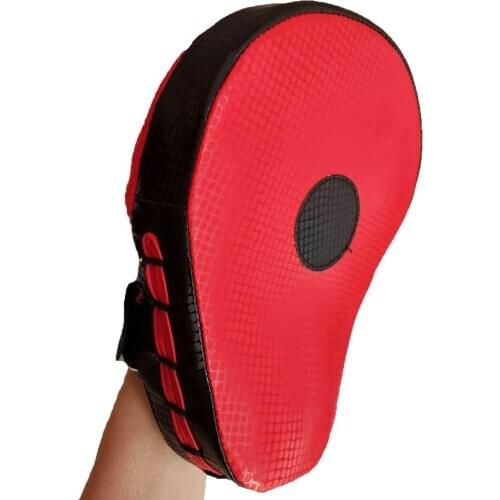 SINOBUDO High Quality 1PCS Gloves Pads Muay Thai Kick Boxing Mitt Training PU Foam Boxer Hand Target Pad MMA Hand Target Pad
