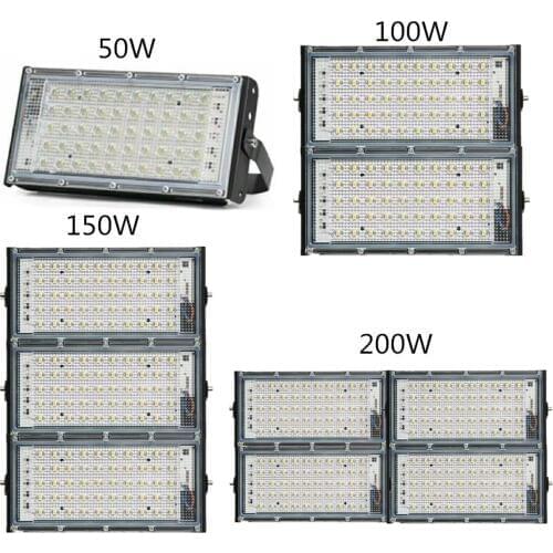 LED COB Iodine tungste lamp hight power 50W 100W 150W 200W Flood Light AC 220V Spotlight Refletor Outdoor Lighting Advertising