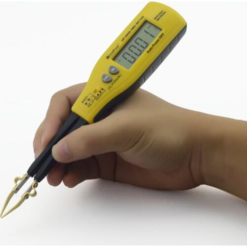 990B Smart Tester,4000 Counts Digital SMD Handheld Resistance Capacitance Tester,LCR Meter/ESR Meter/Digital Multimeter