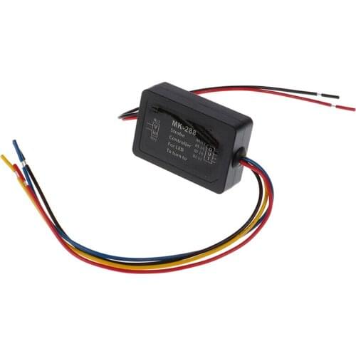 Universal 3-Step Sequential Dynamic Chase Flash Module Boxes For Car Front Or Rear Turn Signal Lights Retrofit Use 12V 21W