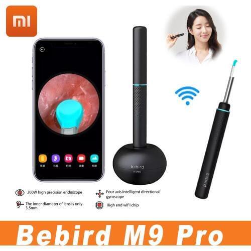Xiaomi Bebird M9 Pro Smart Visual Ear Stick In-Ear Cleaning Endoscope 300W Mini Camera Otoscope Borescope Ear Picker Tool Set