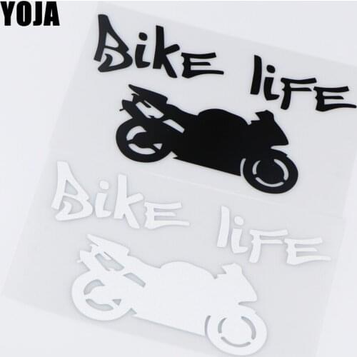 YOJA 17X9.5CM Bike Life Car Sticker Decor Cartoon Vinyl Decal Art Fashion ZT2-0130