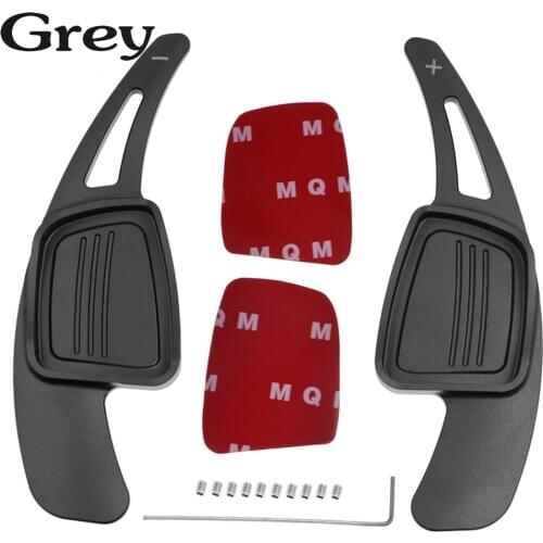 1 Pair Car Steering Wheel Shift Paddles Aluminum Shift Paddles Extension for Audi A3 A4L A5 S3 S4 Q2 Q5 Q7 TT TTS