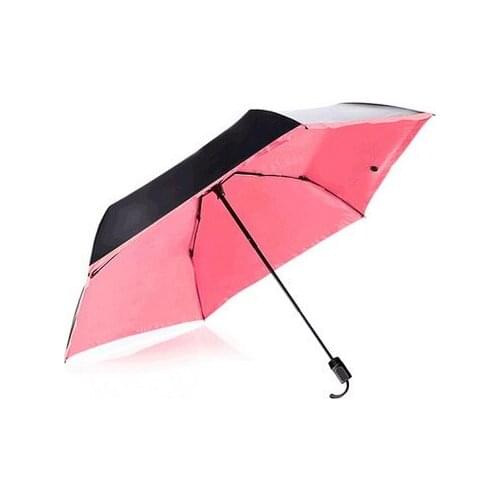 3pcs/lot)Aviation carbon fiberglass sunshade three fold hand open super light umbrella 5 times colour coating anti-uv parasol