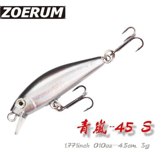4.5cm 3g Wobblers Fishing Lures Toy Deep Japan Minnow Pesca Fishing Lure Carp Deep Diving Sinking Bass Artificial Hard Bait