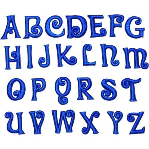 4 Sets/104 Pcs/lot Letter Embroidery Patches Shoe Bag Sewing Accessories Crafts DIY Clothing Decoration Self-stick