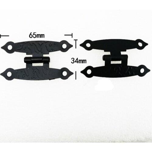 Bulk Black Antique Iron Jewelry Box Padlock Hasp Locked Wooden Wine Gift Box Handbag Buckle Hardware Accessories,65*34mm,100Pcs