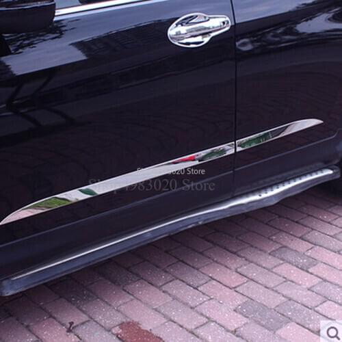 FOR HONDA CRV CR-V 2012 2013 2014 2015 2016 Body trim strip stainless steel /ABS chrome door strip car slyling accessories