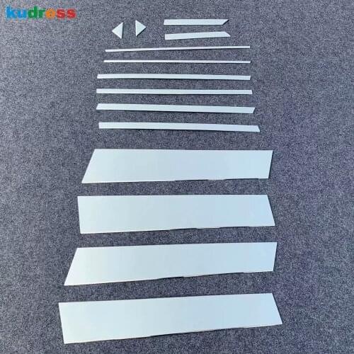 For Toyota RAV4 RAV 4 2019 2020 2021 Stainless Steel Window Center Pillar Cover Trim Moulding Protector Car Styling Accessories