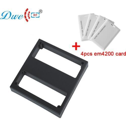 DWE CC RF 125khz wall mounted black waterproof long reading range RS232 reader for personal identification