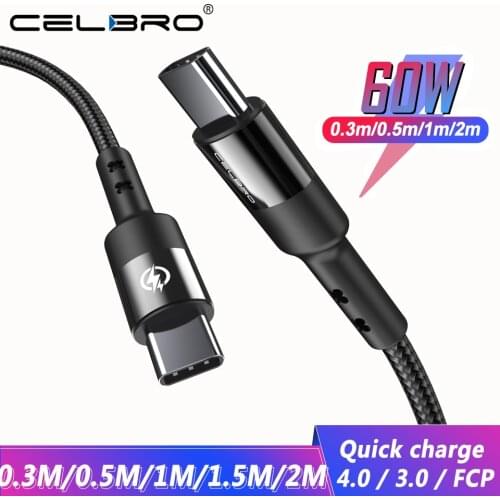 Usb Type C To Usb C Pd Cable 60w Fast Quick Charging Charger Cabel Usb-C To Usb-C Cable Usb Type C Kabel For Ipad Pro Samsung