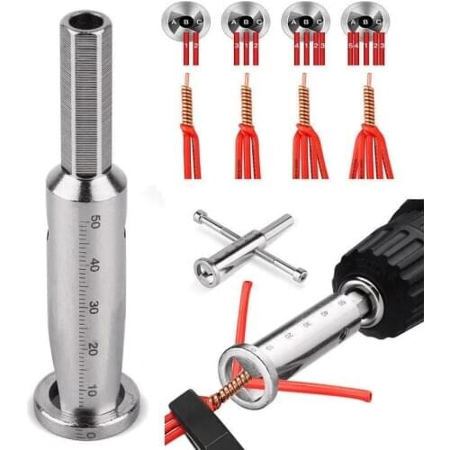 Cable Connector Terminal Strip Wire Twisting Tool Stripper Line for Power Drill Drivers