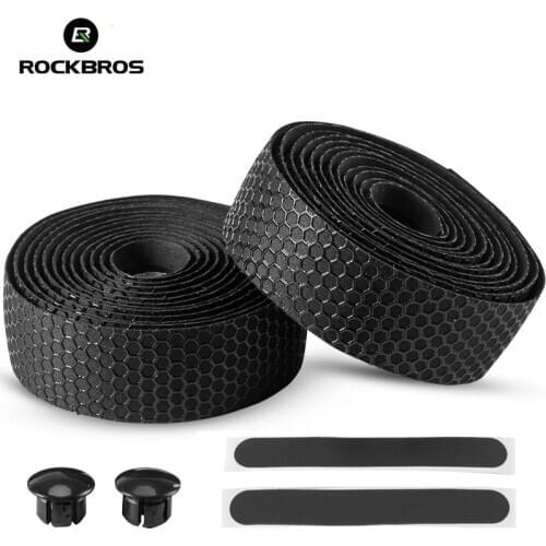 ROCKBROS Bar Tape Road Bike Handlebar Grip Tape Soft EVA Handle Bar Strap Wrap Road Cycling Handle Belt for Bicycle Accessories