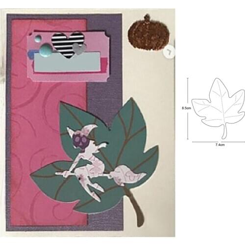 Metal cutting dies big leaf 2020 new cut die mold Scrapbook paper craft knife mould blade punch stencils dies