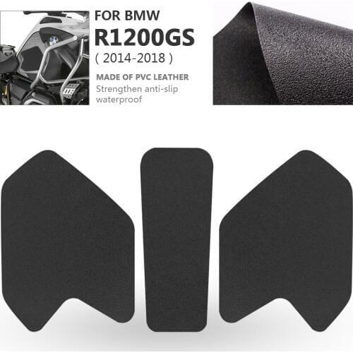 New 2018 Motorcycle Accessories R 1200 GS LC PVC leather Side Tank pad For BMW R1200GS LC Adventure 2014 2015 2016 2017 Sticker