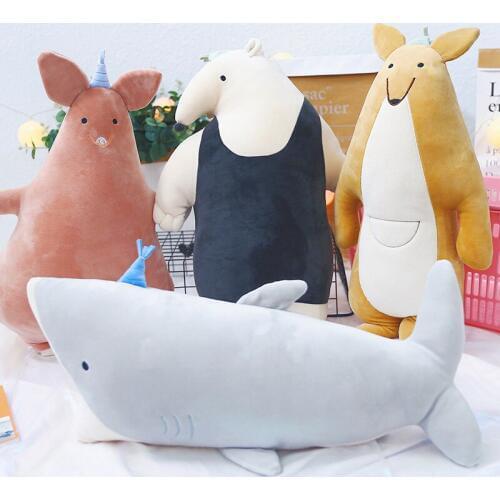 60cm new soft animal series pillows, stuffed toys, cute doll nap cushion