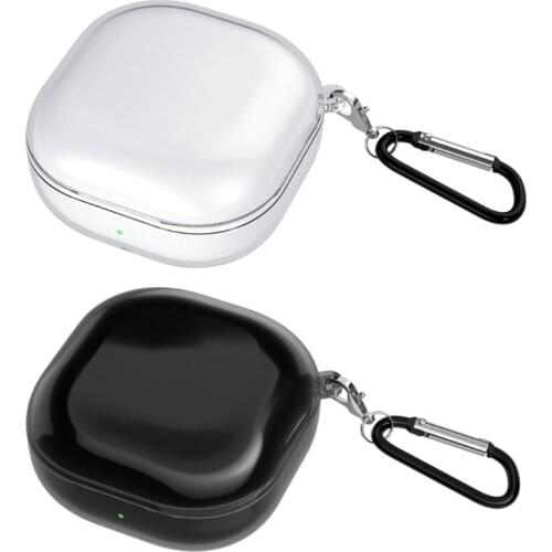 Shockproof Protective Cover Compatible with Galaxy-Buds 2 Case Washable Waterproof Protection Nonslip Sleeve with Buckle