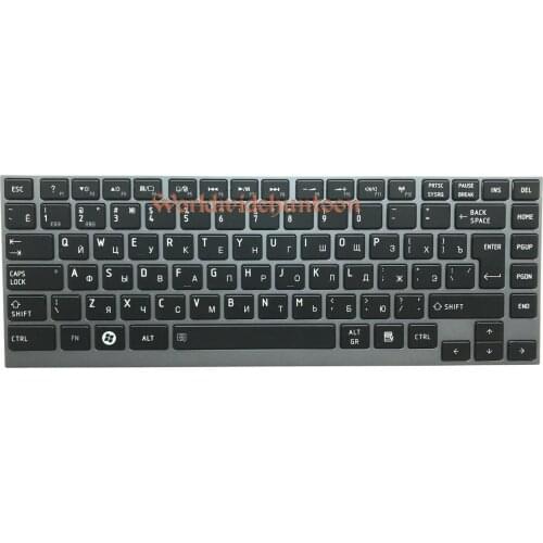Reboto Original Brand New Laptop Keyboard for Toshiba U940 U945 U800 U840 RU Layout keyboard Without backlit 100% Fully Tested