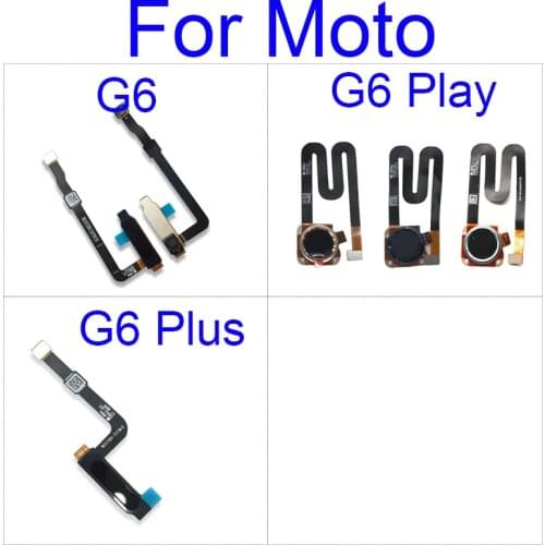 Fingerprint Sensor Scanner Lock Touch ID Return Key For Motorola Moto G6 G6 Play Plus XT1926 Home Button Flex Cable Repair Parts