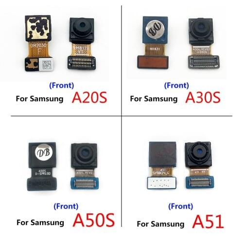 Replacement Phone Camera Module For Samsung Galaxy A10S A20S A30S A50S A51 Rear Back Camera Flex + Front Facing Camera Repair