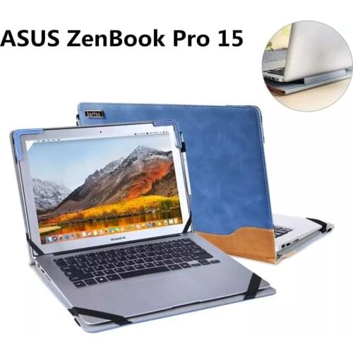 Stand Case for ASUS ZenBook Pro 15 UX535 Laptop Cover 15.6 inch Notebook Protective Sleeve Bag with Cooling Bracket
