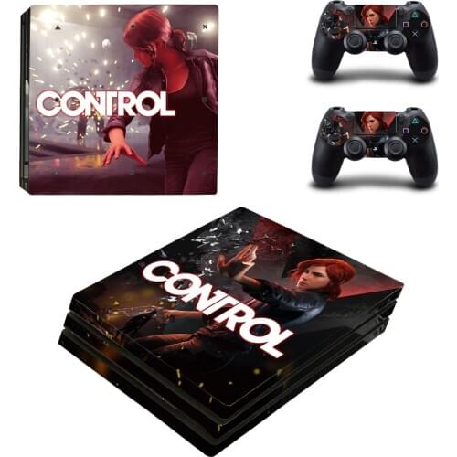 Control Style PS4 Pro Skin Sticker for Sony Playstation 4 Pro Console & 2 Controllers Decal Vinyl Protective Skins Style 6